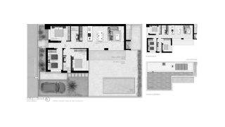 Villa floor plan, 3 bedrooms in Lo Marabu Villas No. 8